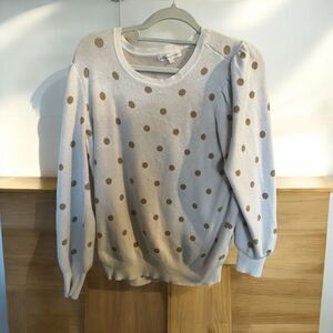 Madison Hudson XL womens polka dot sweater